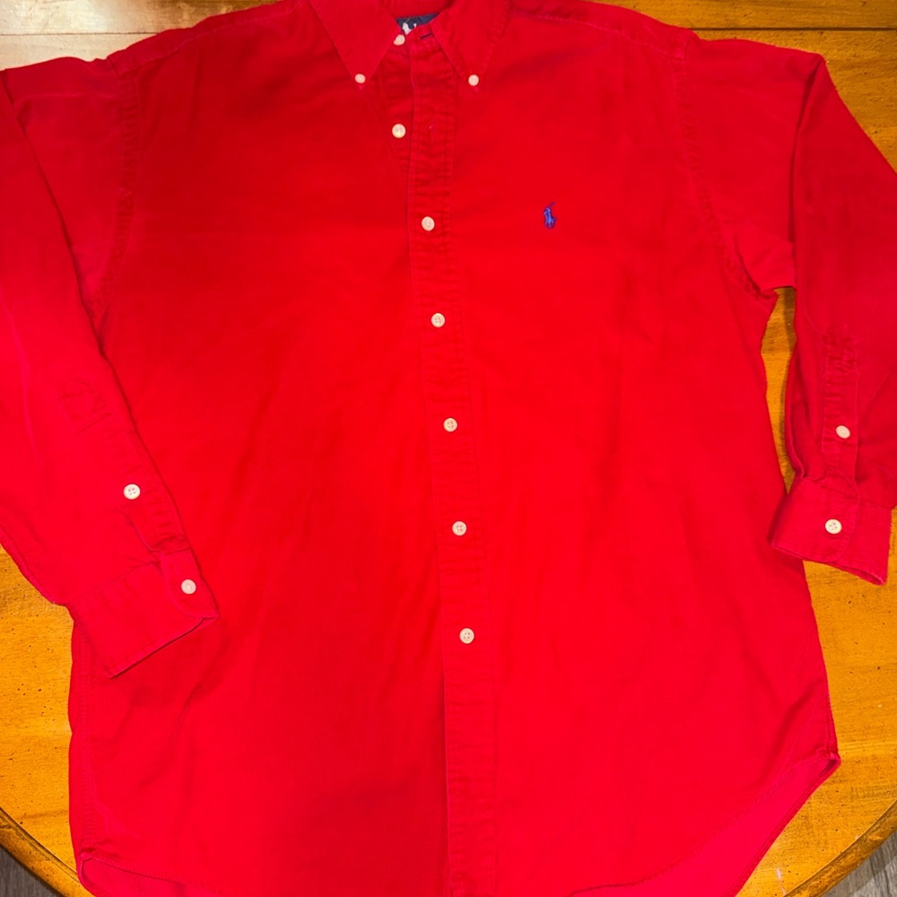 Polo by Ralph Lauren Bright Red Casual Shirt